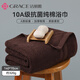潔麗雅（Grace）浴巾抗菌親膚柔軟吸水速干A類(lèi)大浴巾咖啡色