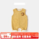 嘟嘟家童裝寶寶背帶褲秋冬嬰兒卡通長(cháng)褲加厚冬季男童女童褲子冬款 黃色 80 cm