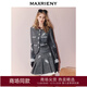 MAXRIENY格雷系穿搭羊毛外套學(xué)院風(fēng)半裙兩件套小香風(fēng)通勤氣質(zhì)套裝 深花灰外套 L