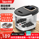 泰昌（Taicn） 足浴盆腳動(dòng)滾輪按摩洗腳盆泡腳桶氣波按摩加熱恒溫家人熏蒸泡腳盆母親節禮物 TC-9082（腳動(dòng)滾輪按摩+智能控溫）