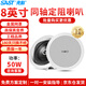 先科（SAST）Z4-6同軸定阻吸頂喇叭音響背景音樂(lè )公共廣播音箱家庭影院高保真天花板吊頂音響8英寸