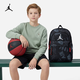 Jordan耐克AJ喬丹雙肩男女書(shū)包簡(jiǎn)約涂鴉大容量隔層雙肩包背包