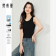梵希蔓白色背心吊帶女內搭2026年春夏新款外穿打底衫修身針織上衣 M6698 黑色 M