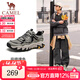 駱駝（CAMEL）【山城】男鞋戶(hù)外登山鞋網(wǎng)面透氣男士厚底跑步休閑運動(dòng)鞋 G15S342004 淺綠 四季款 42