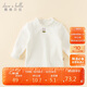 戴維貝拉女童加絨T恤2023秋冬裝兒童長(cháng)袖打底衫寶寶童裝上衣
