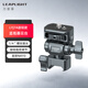 LEAPLIGHT力普萊金屬鋁合金熱靴單反相機手機夾子監視器同屏連接配件支架冷靴直播拍攝蝸牛云臺旋轉兔籠攝影 LYJ7A小蝸云臺（旋鈕款 底部NATO夾口）