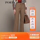 PORTS 寶姿秋冬新款女裝通勤日常小腳休閑褲長(cháng)褲LM9P087LWF102 卡布奇諾 XL (10)