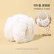 凝岸保暖耳罩女冬季可折疊耳罩男仿兔狐毛絨耳包耳套學(xué)生東北護耳捂子 耳罩白色