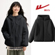 回力（Warrior）連帽棉服女2026年冬季新款潮流時(shí)尚防寒保暖過(guò)冬簡(jiǎn)約純色休閑外套