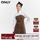 ONLY秋冬氣質(zhì)顯瘦翻領(lǐng)套裝短裙牛仔連衣裙女|123442021 E13 石英咖啡棕色 M 165/84A