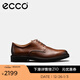 愛(ài)步（ECCO）商務(wù)皮鞋男 男士婚鞋結婚圓頭德比鞋男鞋正裝皮鞋 都市倫敦525604 深棕紅52560401053 40
