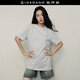 佐丹奴【韓國明星同款】純棉寬松圓領(lǐng)中長(cháng)款短袖T恤女夏05325554
