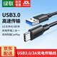 綠聯(lián)Type-C數據線(xiàn) USB3.0安卓快充充電線(xiàn) usb轉type-c高速傳輸線(xiàn) 通用3A快充適用華為蘋(píng)果17/16/15手機 【USB3.0丨3A】 磨砂黑 2米