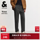 杰克·瓊斯（JACK&JONES）男裝25年秋冬季褲子男士商務(wù)休閑褲微彈錐形萊賽爾親膚品牌男褲 E44黑砂色 常規 31 175