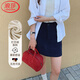 浪莎燈芯絨包臀短裙韓系女2025新款秋冬季高腰顯瘦防走光a字半身裙子