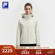 FILA 斐樂(lè )官方女士上衣兩件套2025冬新款健身運動(dòng)寬松連帽外套 淺粉灰-GY M 165/84A/M