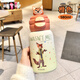 btif瘋狂動(dòng)物城保溫杯便攜卡通不銹鋼雙飲水杯學(xué)生上學(xué)專(zhuān)用運動(dòng)水壺 橙色580ml【提手+吸管+直飲】