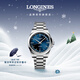 浪琴（LONGINES）瑞士手表 康卡斯系列悅動(dòng) 機械鋼帶男表 L38304926