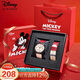 迪士尼（Disney）手表女初高中學(xué)生個(gè)性復古帆布帶高顏值女孩防水手表禮盒新年禮物