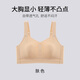 貓人內(nèi)衣女生軍訓專用運動防震初中高中大學生少女無痕大碼文胸罩薄款 【單件裝-大胸顯小】膚色 L 【建議100-120斤 厚0.3cm】