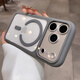 藍妮子【Ai相機按鍵】適用 iphone17promax手機殼蘋(píng)果16promax磁吸充電17pro保護套15promax軟邊框透明17 【鈦灰色】相機按鍵保護丨磁吸充電 蘋(píng)果17ProMax