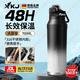 XKJ316不銹鋼保溫杯大容量食品級2025新款學(xué)生高顏值運動(dòng)水杯壺 漸變色1000ml【一杯雙飲】