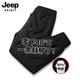 JEEP SPIRIT吉普羽絨褲男冬季外穿休閑褲保暖棉褲男士褲子防寒褲 黑色 XL