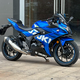 豪爵鈴木GSX250R雙缸水冷重機車(chē)小R趴賽400CC跑車(chē)二手仿賽摩托車(chē) 藍色鈴木GSX250R九成新