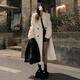 GARNUO白色毛呢外套女小個(gè)子高級感2026秋冬季新款羽絨內膽加厚呢子大衣 白色【常規內里】 S 【80-105斤】