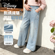 迪士尼（Disney）童裝甜美女童褲子2026夏季新款洋氣韓版兒童牛仔褲可愛女孩長褲