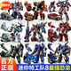 童捷優(yōu)暴龍戰炫王d9九合體迷你特工隊8強恐龍爆龍變形玩具機器人 酷玩版【暴龍戰炫王】3種形態(tài)+徽章/超大尺寸 【新款上市】批貨【】
