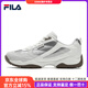 斐樂(lè )（FILA）FOUNTAIN 飛泉鞋 時(shí)尚簡(jiǎn)約個(gè)性運動(dòng)舒適復古 耐磨 低幫 生活休閑 白銀 39