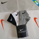耐克（NIKE）襪子男女襪Air Jordan aj籃球襪吸汗透氣跑步訓練運動(dòng)襪子 SX4706-901【三雙裝】黑白灰 M【38-42】