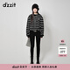 DZZIT地素牛仔打底褲秋冬丹寧設計感小眾小腳褲女 黑色 XS