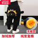 【特厚夾棉】樂(lè )芭鼠童裝兒童大屁屁褲冬季新品嬰兒高腰護肚褲秋冬加絨加厚卡通男寶寶大PP褲運動(dòng)女小童長(cháng)褲 黑色獅子（夾棉特厚） 90碼建議1-2歲 ( 80-90cm )