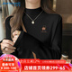 真維斯（JEANSWEST）半高領(lǐng)打底衫女秋冬內搭韓版加厚洋氣咖啡色長(cháng)袖上衣