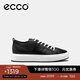 愛(ài)步（ECCO）休閑板鞋男 潮流厚底復古增高男鞋牛皮 街頭ACE856814 HL 黑色85681451052 42 建議選購大一碼