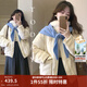 茵曼（INMAN）2025冬季女裝新款三防毛絨領(lǐng)工裝羽絨服高充絨量鴨絨保暖外套 暖杏色 S 155-162cm /95-110斤