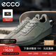 愛(ài)步（ECCO）25年冬季新款輕盈德訓休閑厚底板鞋 街頭球鞋539834 鴿子灰40