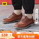 卡特卡特25秋冬男鞋戶(hù)外休閑工裝復古耐磨皮鞋低幫復古單鞋帆船鞋
