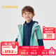 巴拉巴拉童裝兒童外套男童軟殼衣2025春秋裝新款兩件套【商場(chǎng)同款】 綠灰色調00442 130