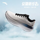 安踏PG7科技緩震慢跑鞋男鞋冬季舒適軟底舒適減震運動(dòng)鞋體測通勤鞋子 【PG7-旅步2S】紙莎白/基礎黑-3 42
