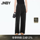 江南布衣（JNBY）【商場(chǎng)同款】25秋新品休閑褲女寬松燈芯絨工裝褲5P9E11320 001/本黑 S