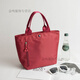 途尊手提包女2026新款大容量防潑水簡(jiǎn)約布包韓版純色尼龍包休閑手拎包 防水手提包紅色