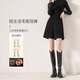 韓都衣舍【輕生活毛呢短褲】直筒短褲女秋冬2025時(shí)尚立體顯瘦百搭西褲