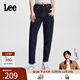 Lee413標準高腰小直腳深藍色女牛仔褲休閑潮LWB1004133QJ 深藍色 26