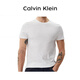 Calvin Klein秋冬季新款CK潮流休閑純棉男士短袖T恤打底衫3件裝白2XL
