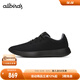 Allbirds休閑鞋Wool Runner NZ新品羊毛秋冬輕便百搭男女休閑鞋 自然黑（自然黑底） 40 /M7 男碼