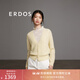 ERDOS 春夏V領(lǐng)單畦寬松小外套百搭極簡(jiǎn)老錢(qián)風(fēng)開(kāi)衫女針織衫 香蕉奶昔 XL 170/92A