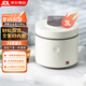 三源（SANYUAN） 雙蓋紫砂電飯煲家用陶瓷內膽電飯鍋無(wú)涂層多功能全自動(dòng)智能煲湯鍋煮粥預約柴火飯煲仔飯0涂層 乳白色 3L